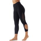 Women's Marika Josie Cutout High-waisted Ankle Leggings, Size: Small, Black