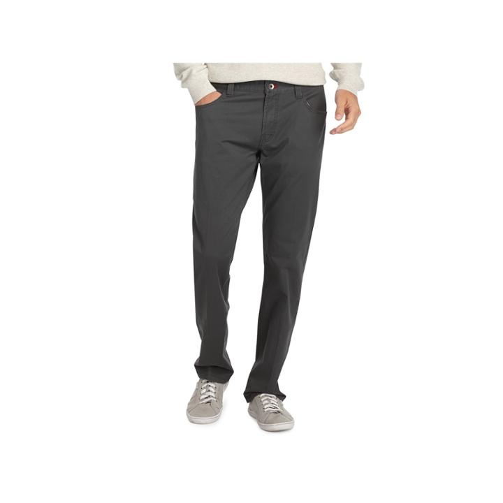 Men's Izod Weekend Washed Straight-fit 5-pocket Pants, Size: 38x30, Grey (charcoal)