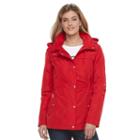 Women's Weathercast Hooded Anorak Rain Jacket, Size: Xl, Red