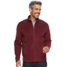 Men's Croft & Barrow&reg; Arctic Fleece Zip-front Jacket, Size: Medium, Red