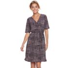 Women's Apt. 9&reg; Faux-wrap Dress, Size: Small, Med Purple