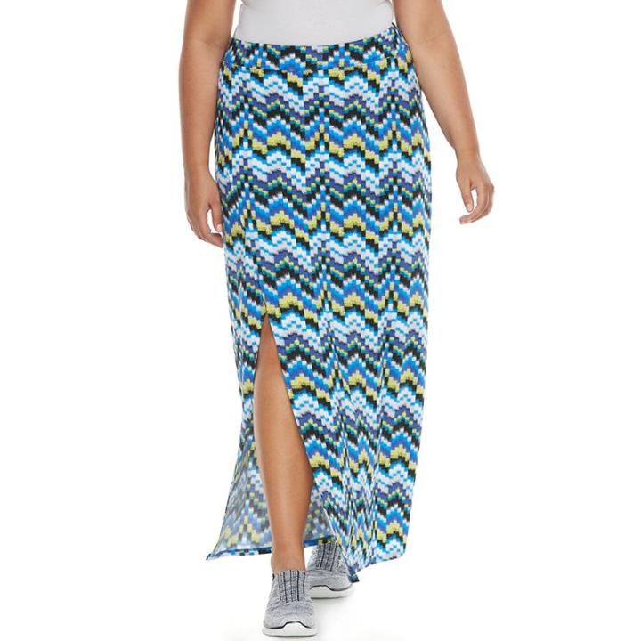 Plus Size Soybu Resort Maxi Skirt, Women's, Size: 2xl, Blue Other