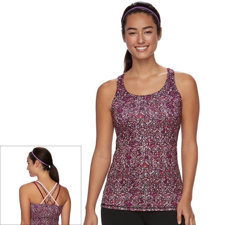 Women's Gaiam Ambition Yoga Tank, Size: Medium, Oxford