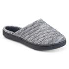 Isotoner Women's Andrea Space Knit Clog Slippers, Size: Small, Black