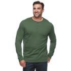 Big & Tall Croft & Barrow&reg; Classic-fit Easy-care Henley, Men's, Size: 3xb, Dark Green