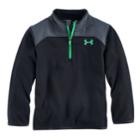 Boys 4-7 Under Armour 1/4-zip Fleece Pullover, Size: 4, Black