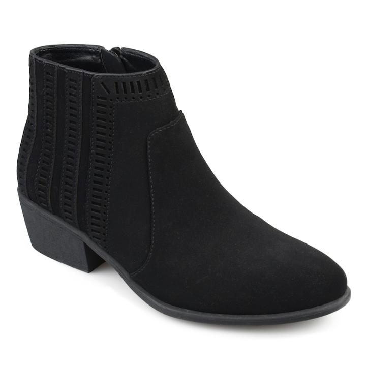 Journee Collection Noni Women's Ankle Boots, Size: Medium (12), Black