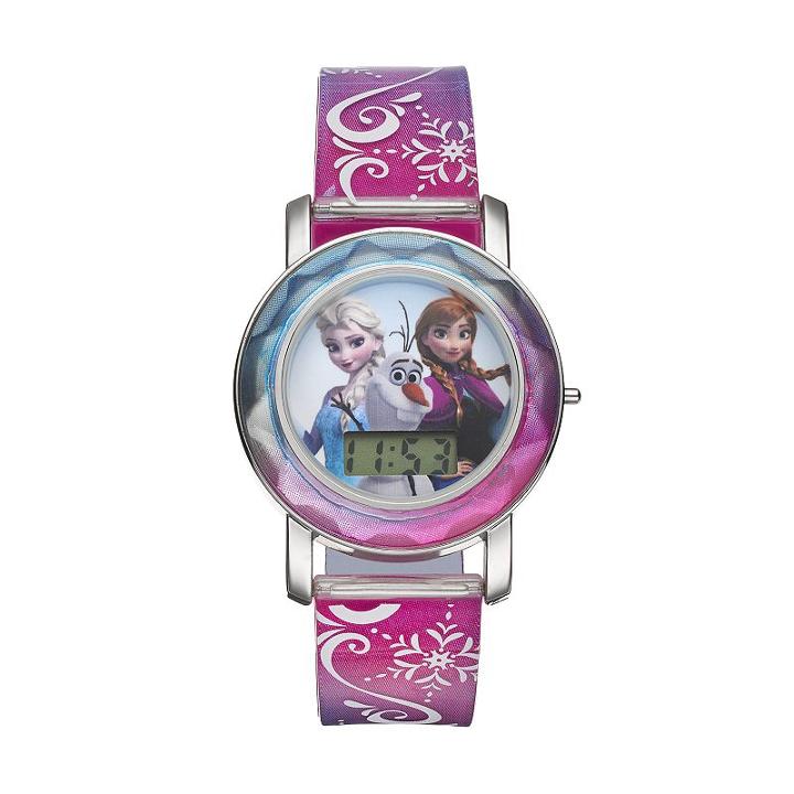 Disney's Frozen Anna, Elsa & Olaf Kids' Digital Watch, Girl's, Multicolor