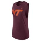 Women's Nike Virginia Tech Hokies Dri-fit Muscle Tee, Size: Xxl, Red