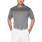 Men's Grand Slam Gs Touch&trade; Regular-fit Chest-striped Performance Golf Polo, Size: Large, Oxford