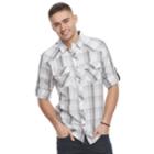 Men's Rock & Republic Plaid Button-down Shirt, Size: Xl, White