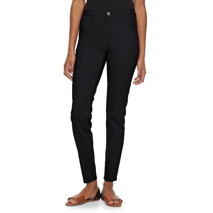 Juniors' So&reg; Perfectly Soft High-waisted Ankle Jeggings, Girl's, Size: 5, Oxford