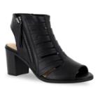 Easy Street Karlie Women's Block Heel Sandals, Size: Medium (8), Black