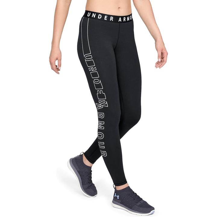 Women's Under Armour Favorite Graphic Low-rise Leggings, Size: Medium, Black