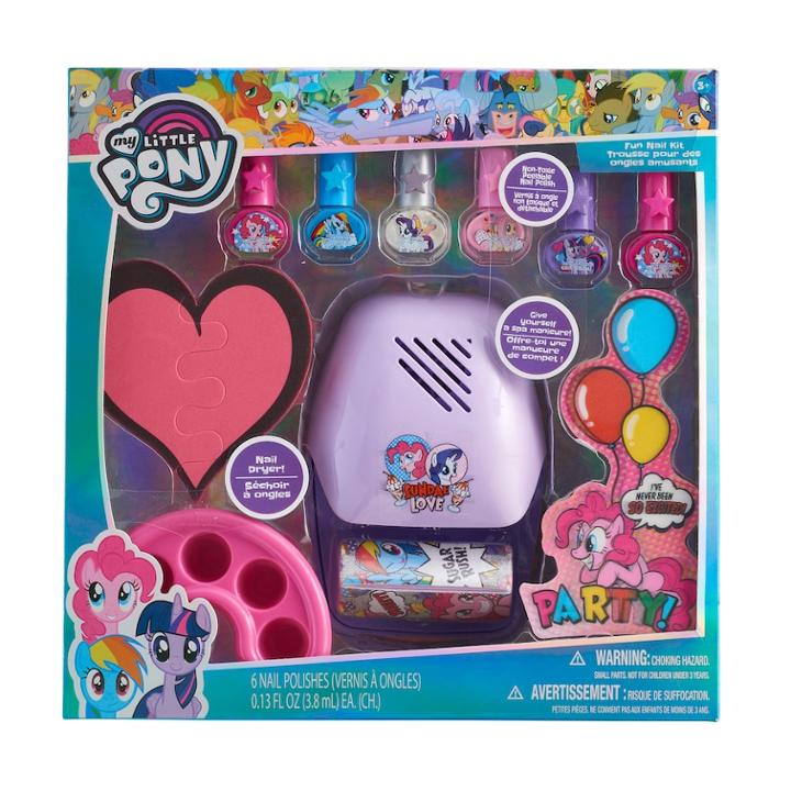 Girls 4-16 My Little Pony Nail Spa Gift Set, Multicolor