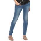 Maternity A:glow Full Belly Panel Skinny Jeans, Women's, Size: 14-mat, Med Blue