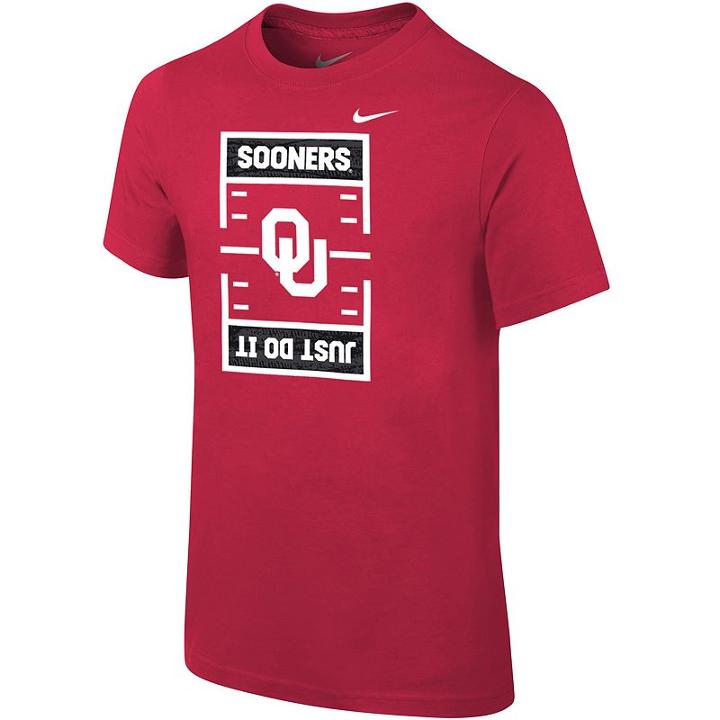 Boys 8-20 Nike Oklahoma Sooners Football Tee, Size: S 8, Red