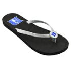 Women's Duke Blue Devils Flip Flops, Size: Xl, Silver
