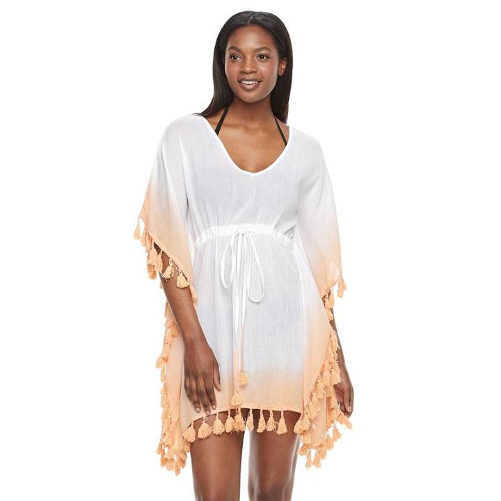 Exist, Women's Dip-dyed Kimono Cover-up, Multicolor