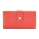 Apt. 9&reg; Soho Leather Rfid-blocking Tab Clutch, Women's, Brt Red