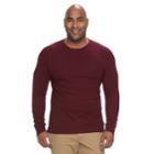 Big & Tall Urban Pipeline&reg; Maxflex Stretch Thermal Regular-fit Raglan Tee, Men's, Size: L Tall, Med Red