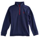 Boys 4-20 Chaps Quarter-zip Thermal Top, Size: 8, Blue Other