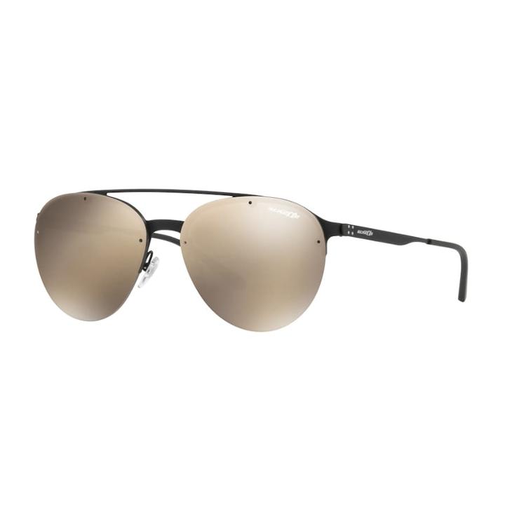 Arnette An3075 Dweet D 57mm Rectangle Mirrored Sunglasses, Women's, Brown