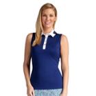 Women's Tail Island Escape Aleshia Golf Tank, Size: Small, Blue (navy)