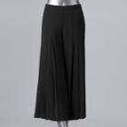 Women's Simply Vera Vera Wang Pleated High Rise Wide-leg Pants, Size: Xs, Black