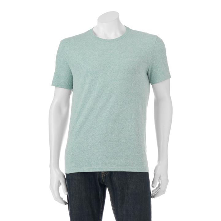Men's Sonoma Goods For Life&trade; Heathered Everyday Tee, Size: Xl, Blue (navy)