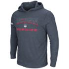 Men's Uconn Huskies Thermal Hooded Tee, Size: Large, Dark Blue
