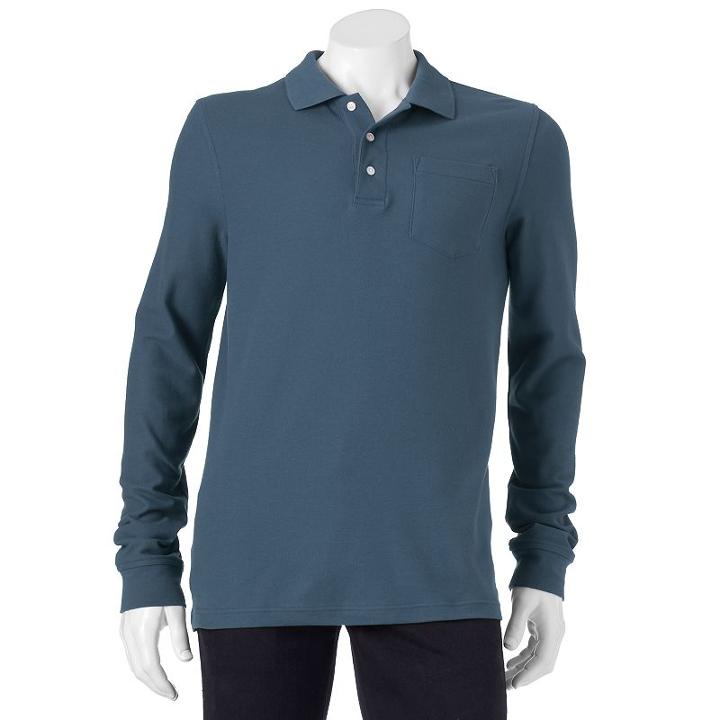 Big & Tall Croft & Barrow&reg; Easy-care Polo, Men's, Size: 3xb, Dark Blue