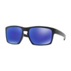 Oakley Sliver Oo9262 57mm Rectangle Violet Iridium Mirror Polarized Sunglasses, Women's, Black