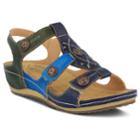 L'artiste By Spring Step Melissa Women's Sandal, Size: 40, Blue (navy)