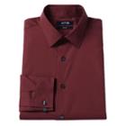 Men's Apt. 9&reg; Slim-fit Stretch Spread-collar Dress Shirt, Size: 16.5-34/35, Med Red