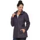 Women's D.e.t.a.i.l.s Hooded Fleece Midweight Jacket, Size: Medium, Purple
