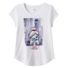 Girls 7-16 So&reg; Curved-hem Graphic Tee, Girl's, Size: 10, White Oth