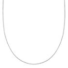 Primrose Sterling Silver Flat Link Chain Necklace - 20 In, Women's, Grey