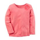 Girls 4-8 Carter's Bow Tee, Size: 4, Pink