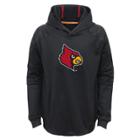 Boys 4-7 Louisville Cardinals Mach Pullover Hoodie, Size: L 7, Black