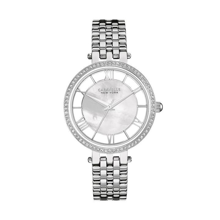 Caravelle New York By Bulova Women's Stainless Steel Watch - 43l183, Grey