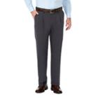 Men's J.m. Haggar Premium Classic-fit Pleat-front Stretch Suit Pants, Size: 36x32, Dark Grey