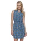 Women's Dana Buchman Sleeveless Shirt Dress, Size: Xl, Med Blue