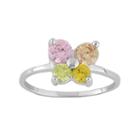 Junior Jewels Cubic Zirconia Sterling Silver Butterfly Ring - Kids, Women's, Multicolor