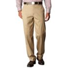Men's Dockers&reg; Signature Khaki D4 Relaxed-fit Flat-front Pants, Size: 40x32, Lt Brown