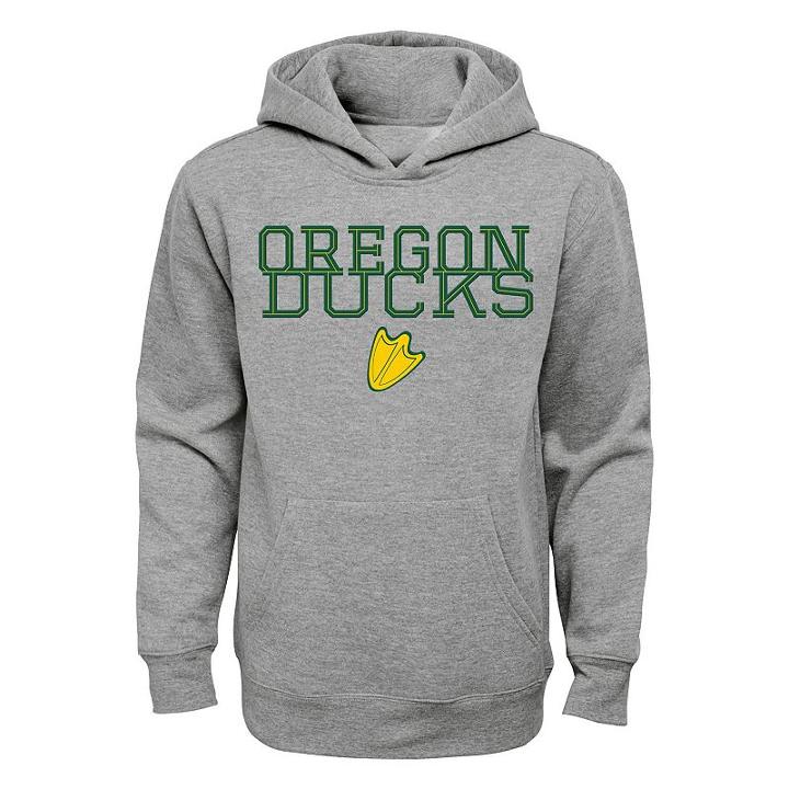 Boys 8-20 Oregon Ducks Overlap Fleece Hoodie, Boy's, Size: S(8), Green Oth