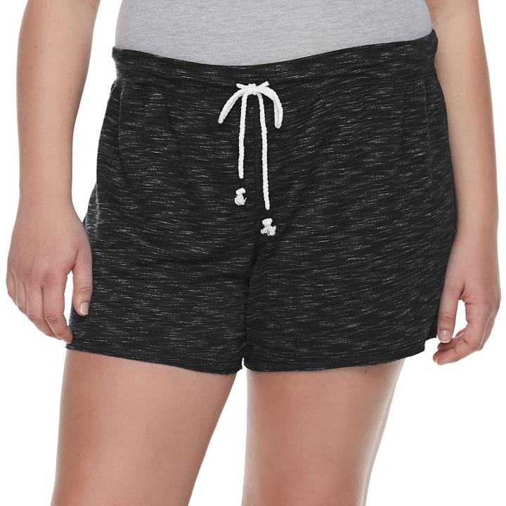 Juniors' Plus Size So&reg; French Terry Lounge Shorts, Girl's, Size: 2xl, Oxford