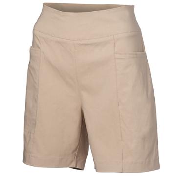 Women's Nancy Lopez Pully Golf Shorts, Size: 14, Lt Brown