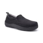 Men's Dearfoams Microfiber Clog Slippers, Size: Large, Black