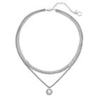 Simply Vera Vera Wang Simulated Pearl Halo Multi Strand Necklace, Women's, White